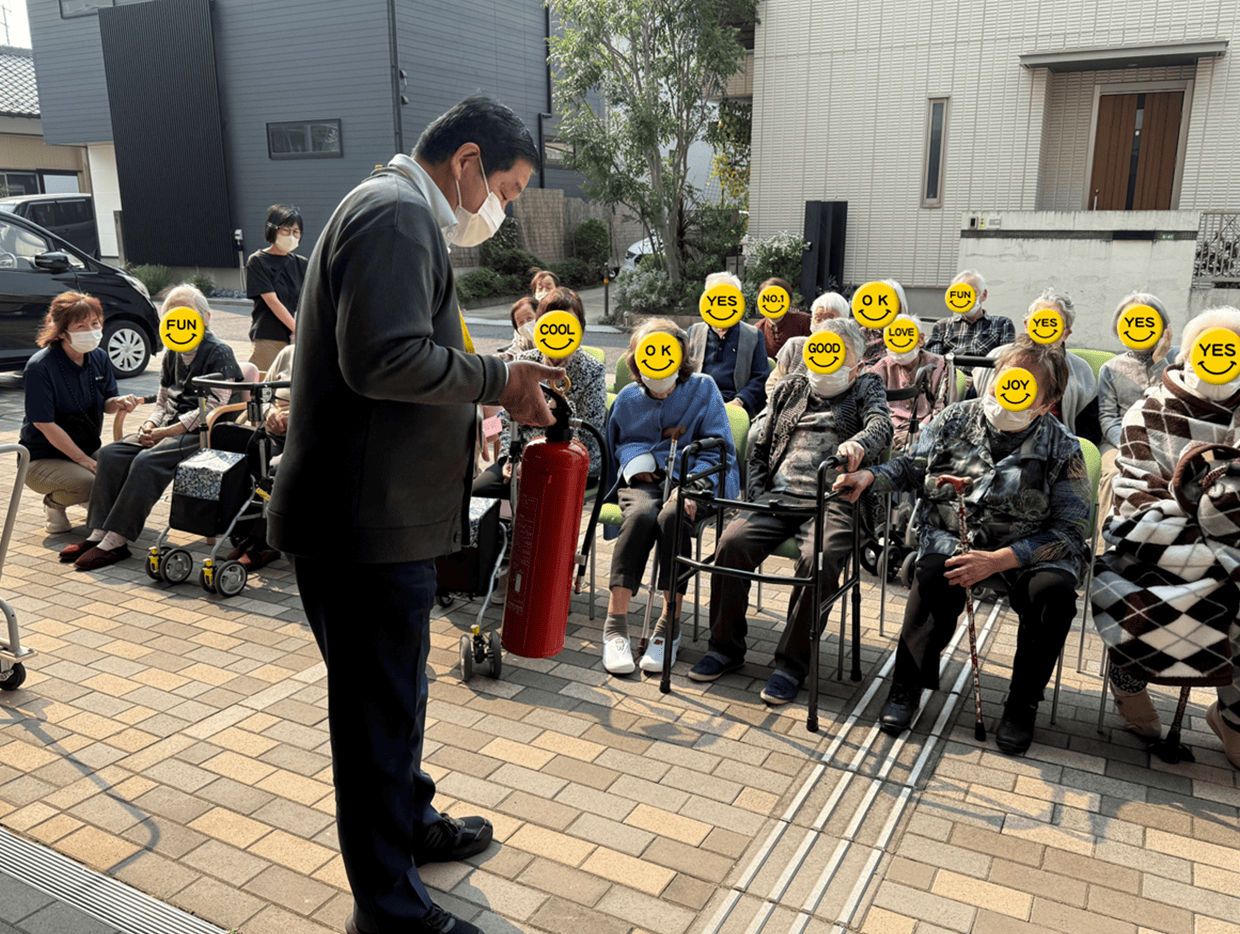 消防訓練の写真